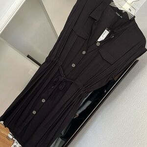 Black over the knee everyday dress.